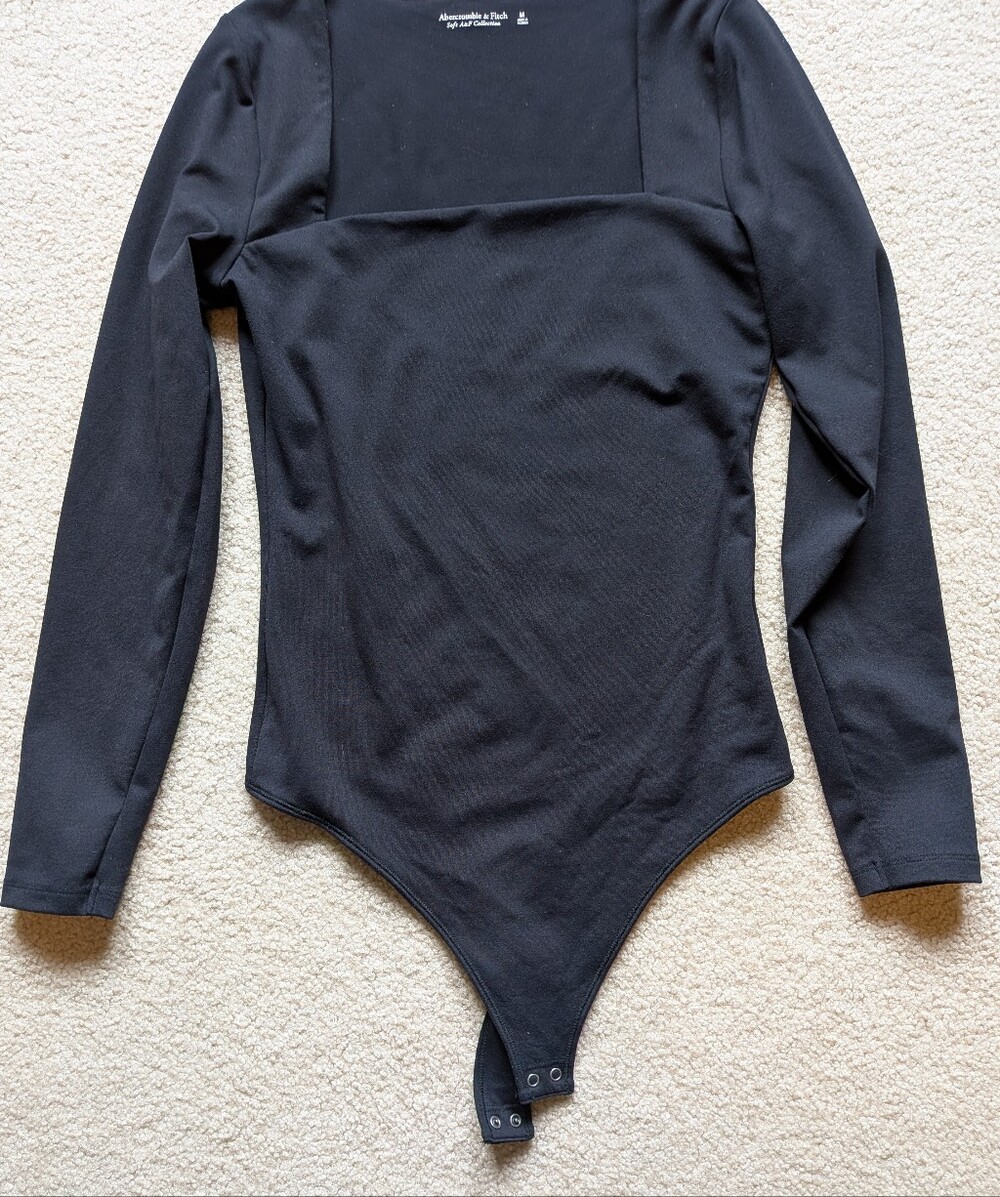 Abercrombie & Fitch Soft Long Sleeve Bodysuit M